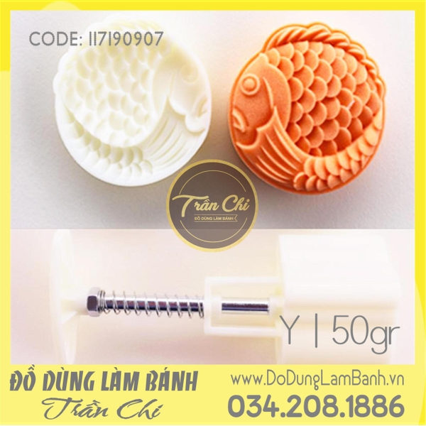 Khuôn TTLX 50gr - 01 mặt Cá Tài Lộc (Mẫu Y)