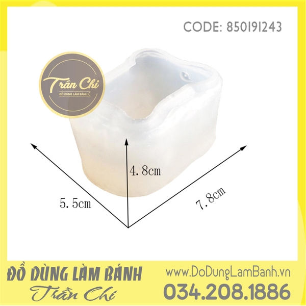 Khuôn silicone Heo baby ú - White