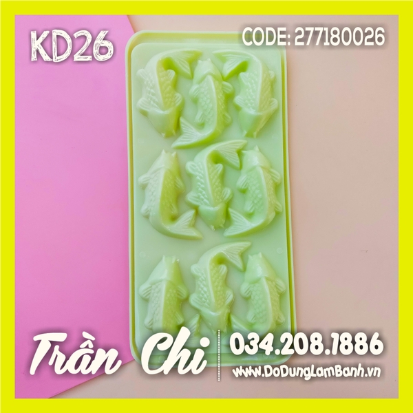 Khuôn nhựa VT - KD26 - Cá chép 9 con (Updated 01/22)