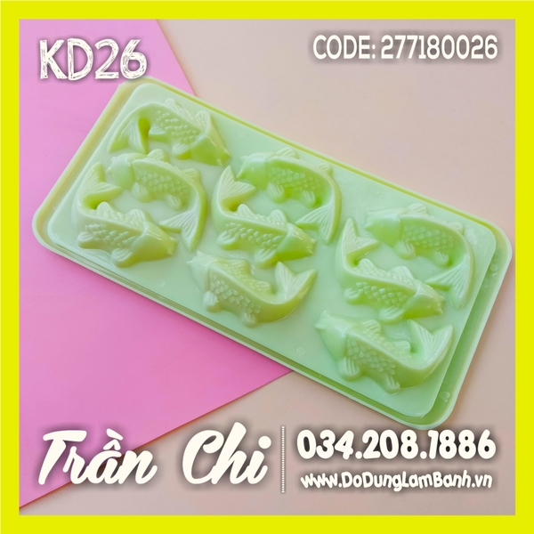 Khuôn nhựa VT - KD26 - Cá chép 9 con (Updated 01/22)