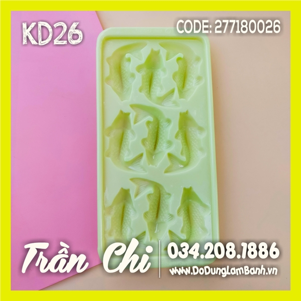 Khuôn nhựa VT - KD26 - Cá chép 9 con (Updated 01/22)
