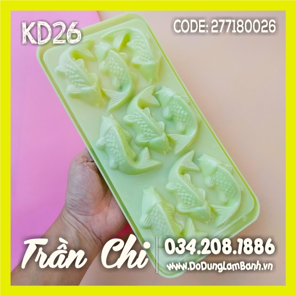 Khuôn nhựa VT - KD26 - Cá chép 9 con (Updated 01/22)