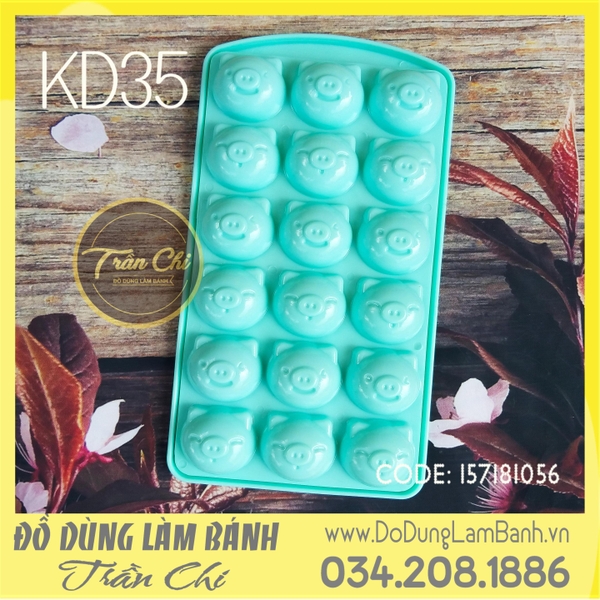 KD35 - Khuôn nhựa VT - Mặt HEO 18c (16/6)