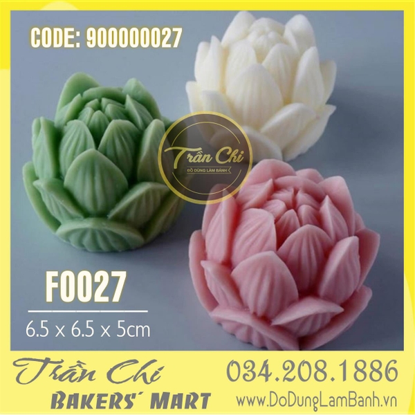 Khuôn silicone hoa SEN BÚP (F0027)