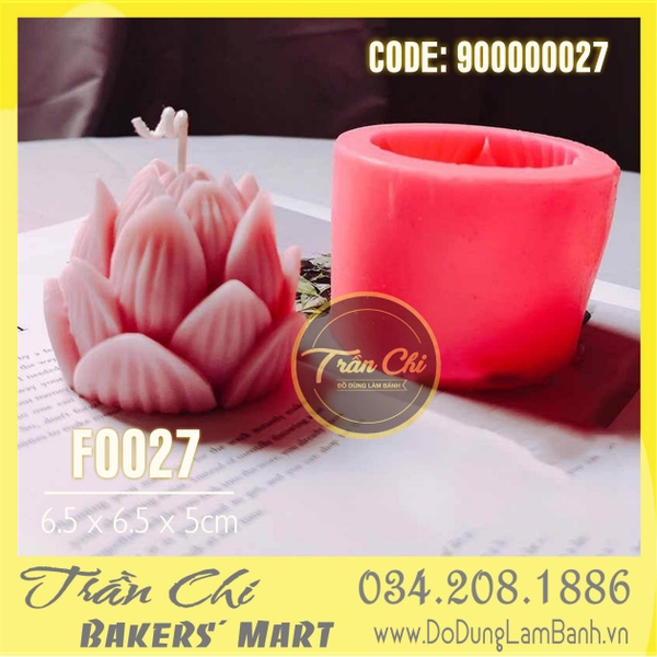 Khuôn silicone hoa SEN BÚP (F0027)