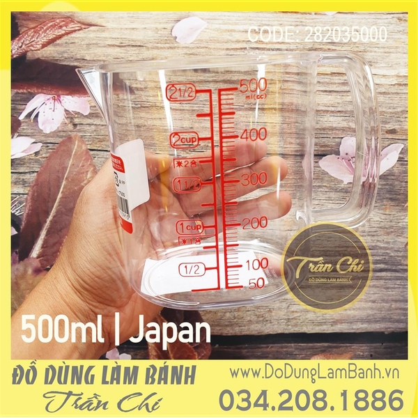 CDJ500 - Ca đong NHẬT vạch ĐỎ - 500ML (11/5)