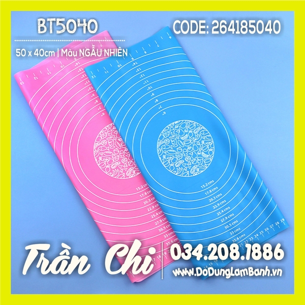 ML5040 - Miếng lót SILICONE cán bánh, nhào bột - Size 50x40cm (4/6)