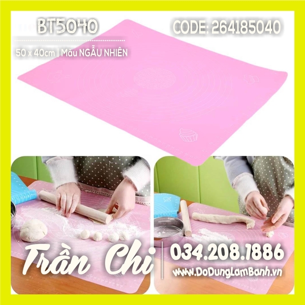 ML5040 - Miếng lót SILICONE cán bánh, nhào bột - Size 50x40cm (4/6)