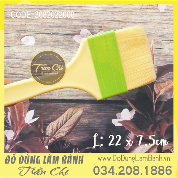 BT2275 - Chổi quét XANH LÁ cán vàng - Size LỚN - 22x7.5cm (15/4)