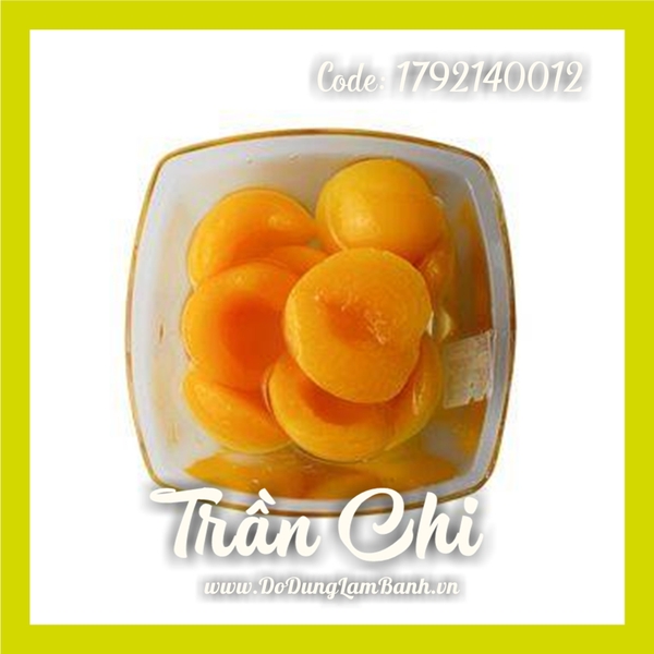 ĐÀO miếng ngâm đóng lon FRESKO - Lon 820GR (28/2)
