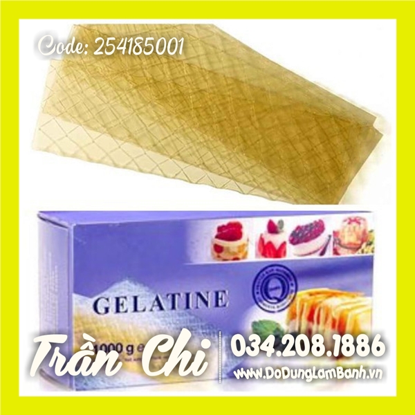 Lá Gelatine hiệu EWALD - Chiết lẻ 10 LÁ