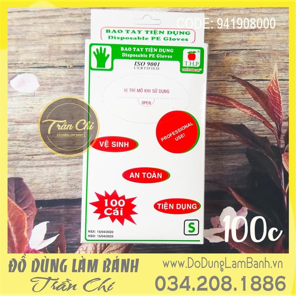 BTX - Bao tay XỐP tiện dụng THP - Hộp 97-100c (19/8)