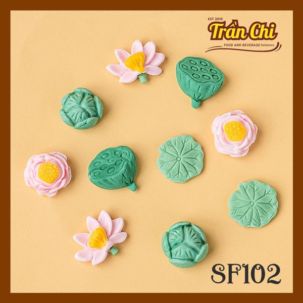 Khuôn silicone Chủ Đề Hoa SEN nhí đủ loại 10c NEW (SF102)