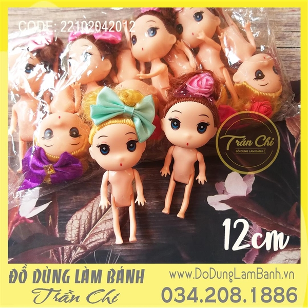 Búp bê Chibi KHÔNG QUẦN ÁO - 12cm