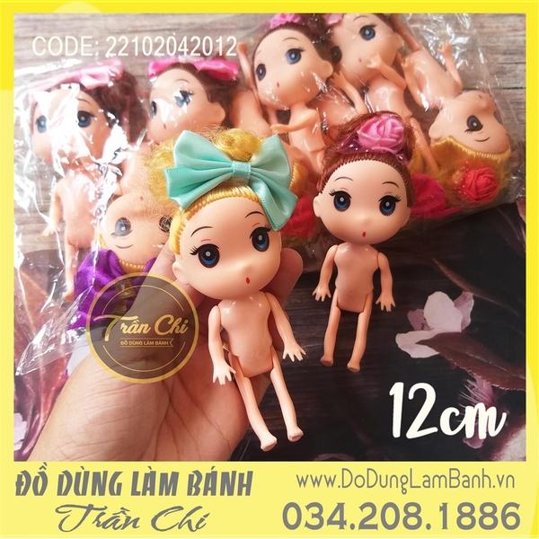 Búp bê Chibi KHÔNG QUẦN ÁO - 12cm