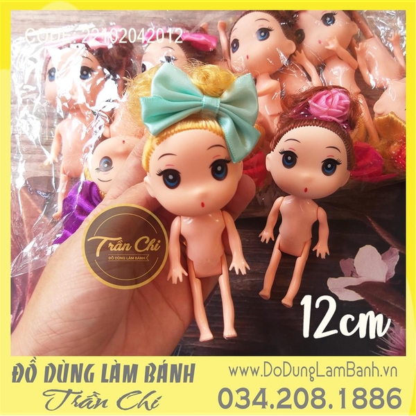Búp bê Chibi KHÔNG QUẦN ÁO - 12cm