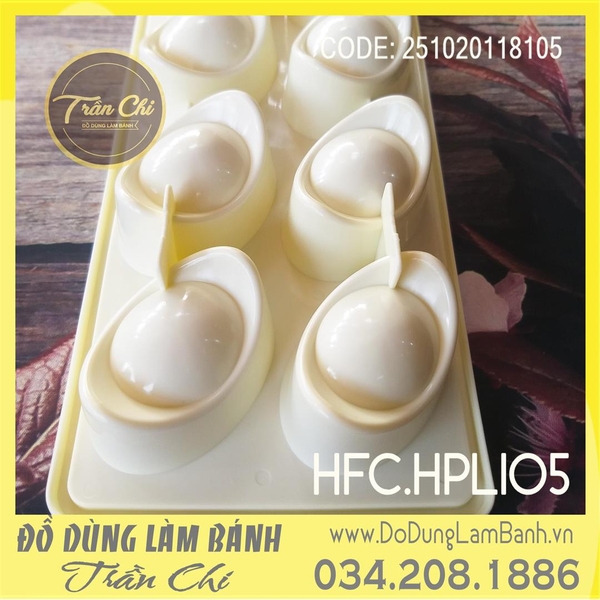 HPL105 - Khuôn nhựa HFC - Thỏi Vàng trung 8c (23/3)