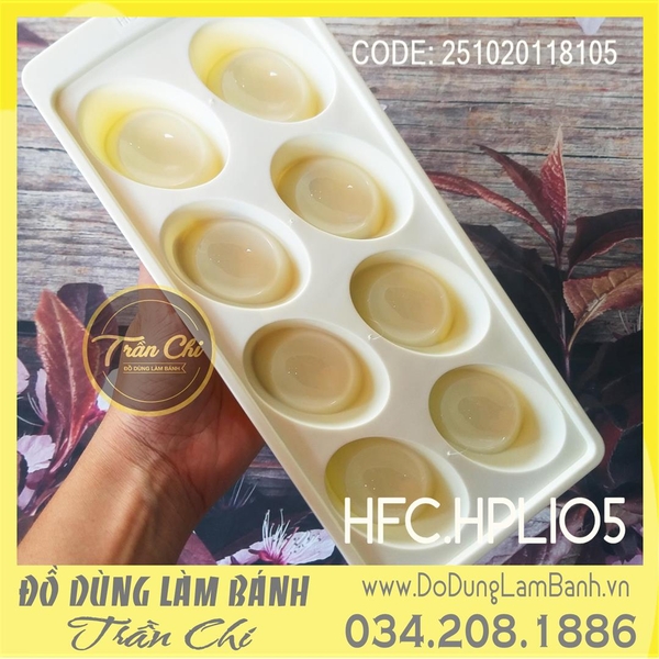 HPL105 - Khuôn nhựa HFC - Thỏi Vàng trung 8c (23/3)