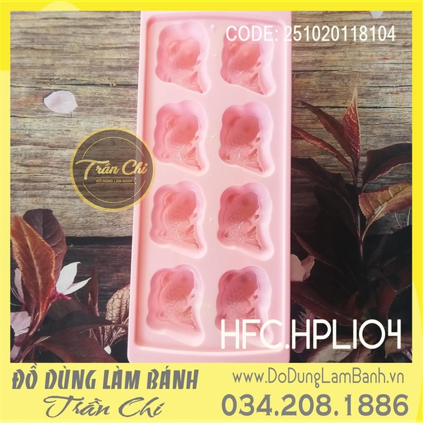 HPL104 - Khuôn nhựa HFC - Cá Chép ĐUÔI NGHIÊNG 8c (17/6)