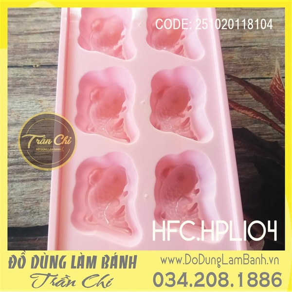 HPL104 - Khuôn nhựa HFC - Cá Chép ĐUÔI NGHIÊNG 8c (17/6)