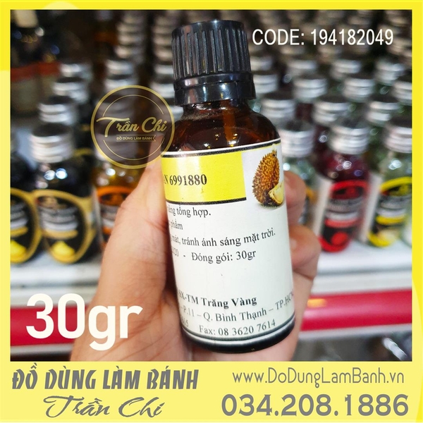 Hương mùi SẦU RIÊNG tổng hợp DURIAN 6991880 - Chai 30gr