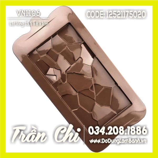 Khuôn silicone vỉ Ốp vân ĐÁ (VN1106)