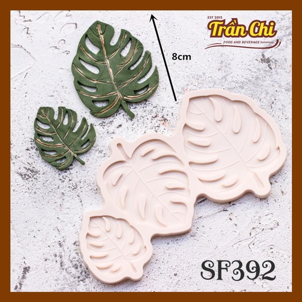 Khuôn silicone Lá Sake MONSTERA 3 size (SL392)
