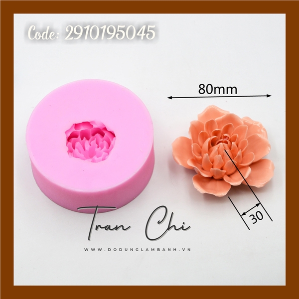 SF5045 - Khuôn silicone hoa THƯỢC DƯỢC cánh nhọn đứng (11/12)