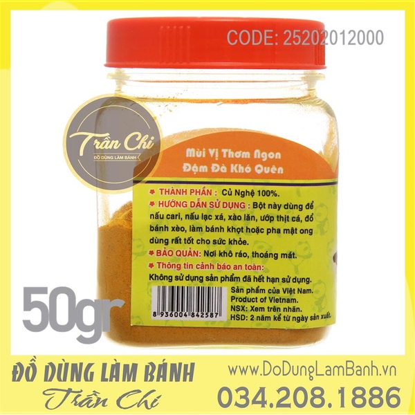 Bột NGHỆ Thiên Thành - Hủ 50GR (27/10)