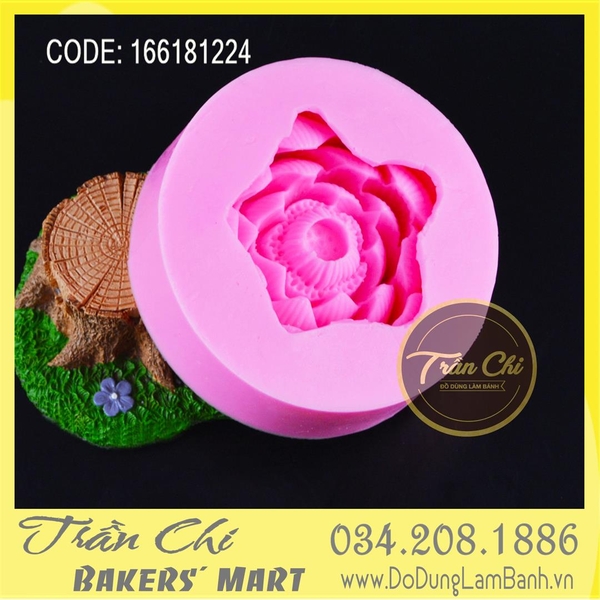S16 - Khuôn silicone hoa SEN nở 4 tầng (3/2)