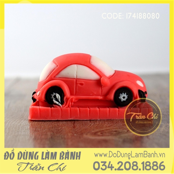 Khuôn silicone Xe hơi mini 3D