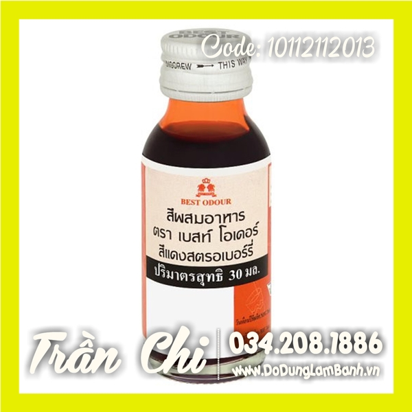 Màu nước Cam ORANGE Best Odour Thái Lan - 30ml (1/3/22)