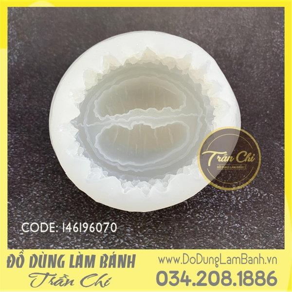 Khuôn silicone Trái Sầu Riêng tách vỏ 10cm - White