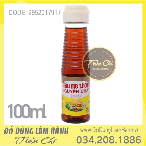 Dầu mè thơm nguyên chất Nakydaco - Chai 100ml