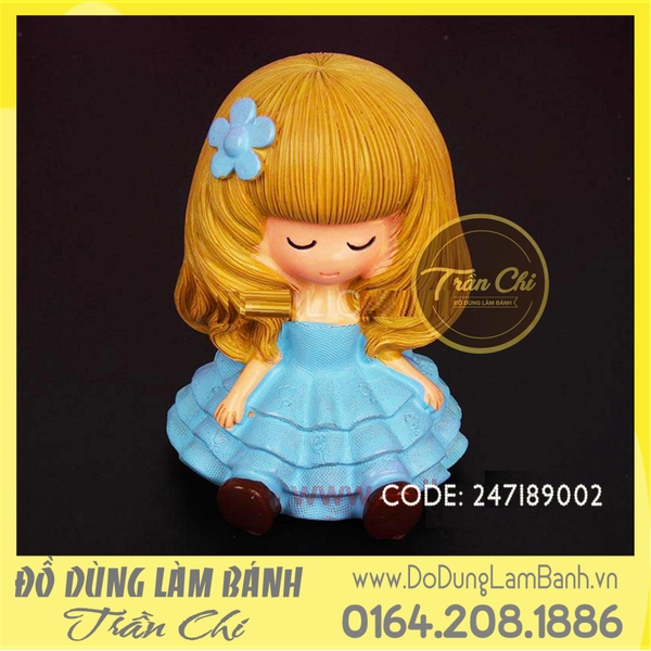 Set 4 khuôn baby Girl ngồi (2 mảnh)