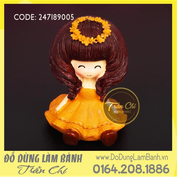 Khuôn silicone baby girl - Orange