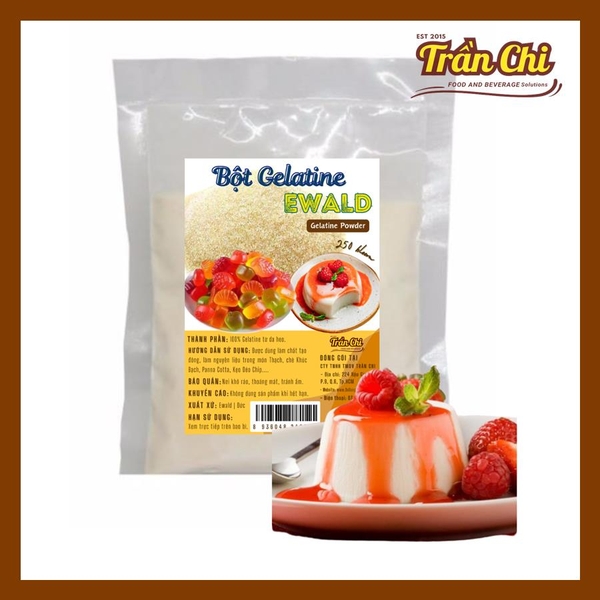 Bột GELATINE 250 bloom - Gói 100gr