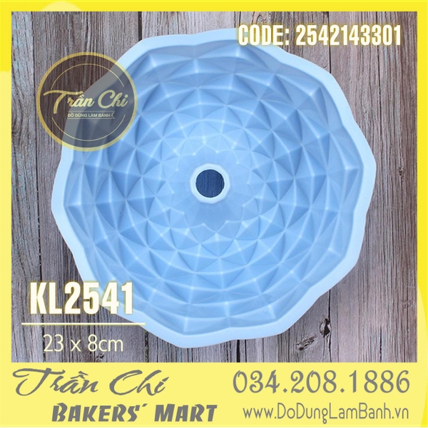 Khuôn silicone TRÒN Kim Cương LỚN (KL2541) (23x8cm)