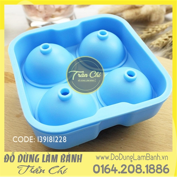 Khuôn silicone Mochi 4c vuông