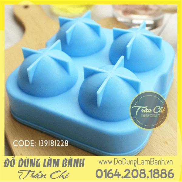 Khuôn silicone Mochi 4c vuông