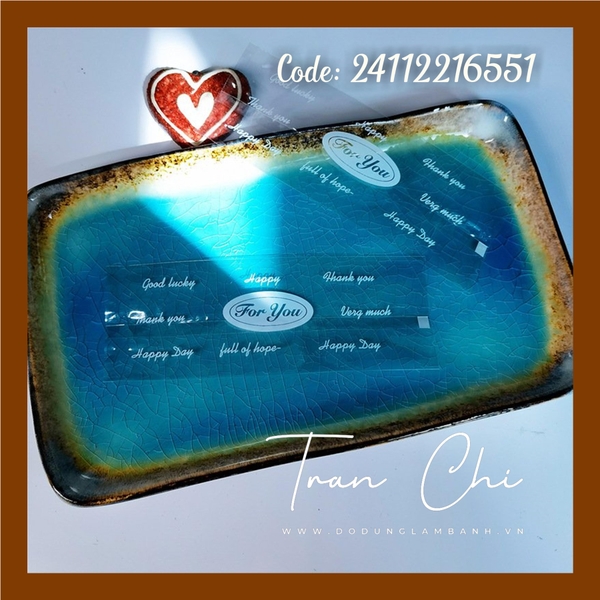ET5151 - Túi ÉP bánh Thuyền FOR YOU TRẮNG - Xấp 97-100c (24/11)