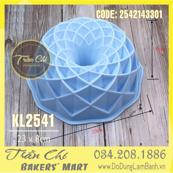 Khuôn silicone TRÒN Kim Cương LỚN (KL2541) (23x8cm)