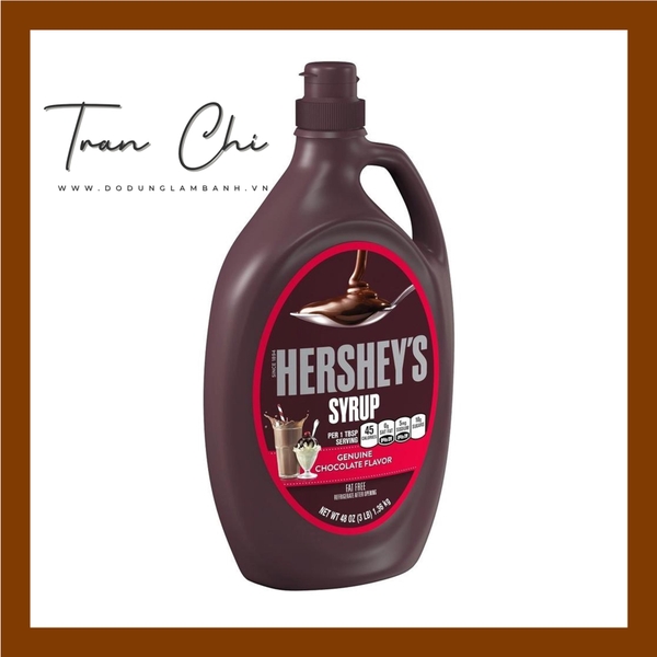 Sốt HERSHEY's Syrup vị CHOCOLATE - Chai 1.36KG (9/2)