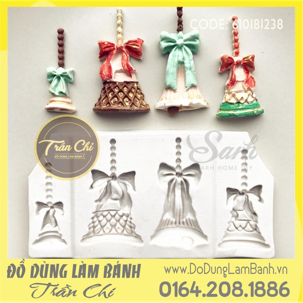 Khuôn silicone Dây chuông 4c
