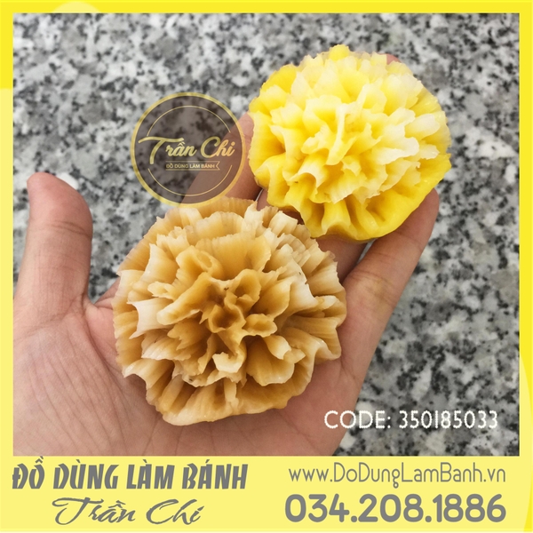 Khuôn silicone hoa CẨM CHƯỚNG KÉP (SF0344)
