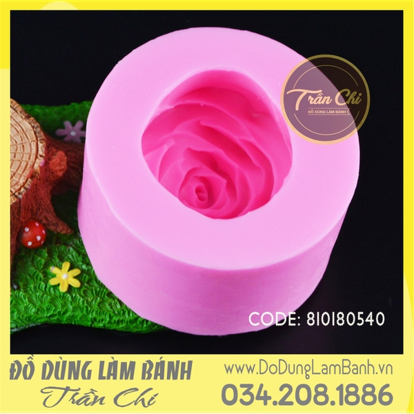 Khuôn silicone Hồng nhụy xoắn lớn
