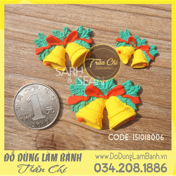 SA31 - Khuôn silicone Chuông lớn, nhỏ 3 chùm (3/12)