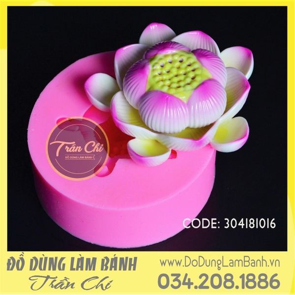Khuôn silicone hoa Sen nở có nhụy