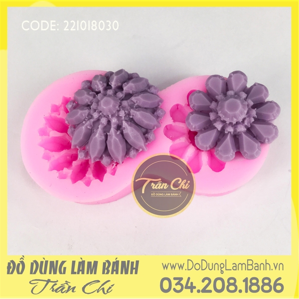 Khuôn silicone Mặt đá hoa 2c