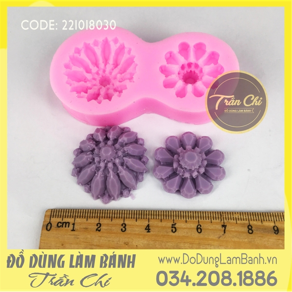 Khuôn silicone Mặt đá hoa 2c